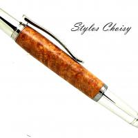 Evasion loupe amboine rouge et platine 1